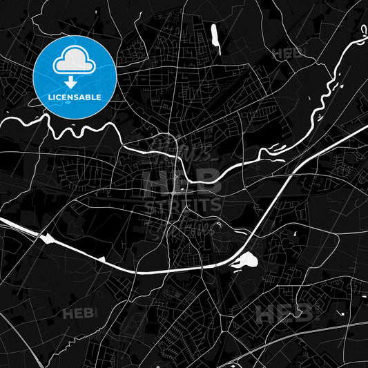 Lunen, Germany PDF map