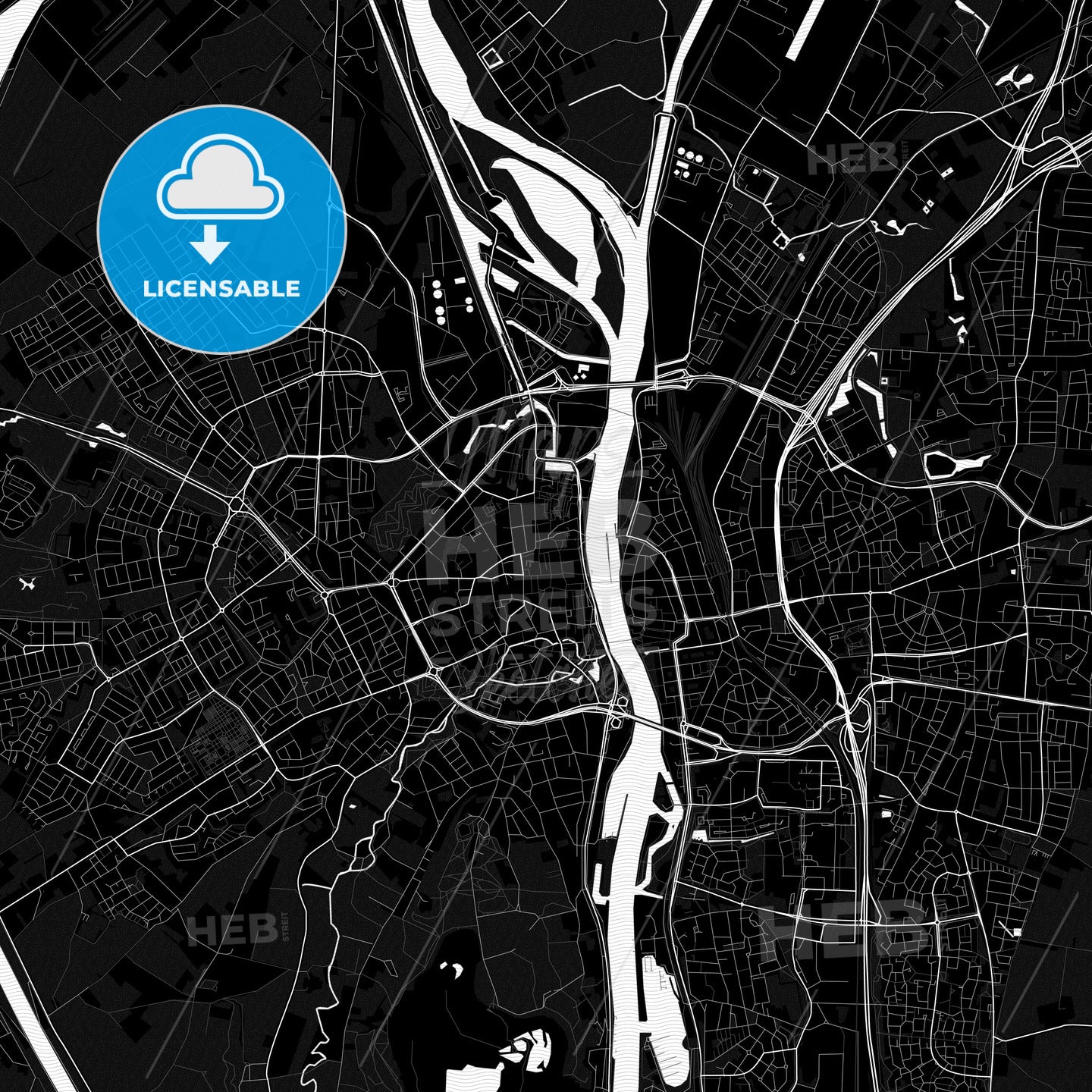 Maastricht, Netherlands PDF map