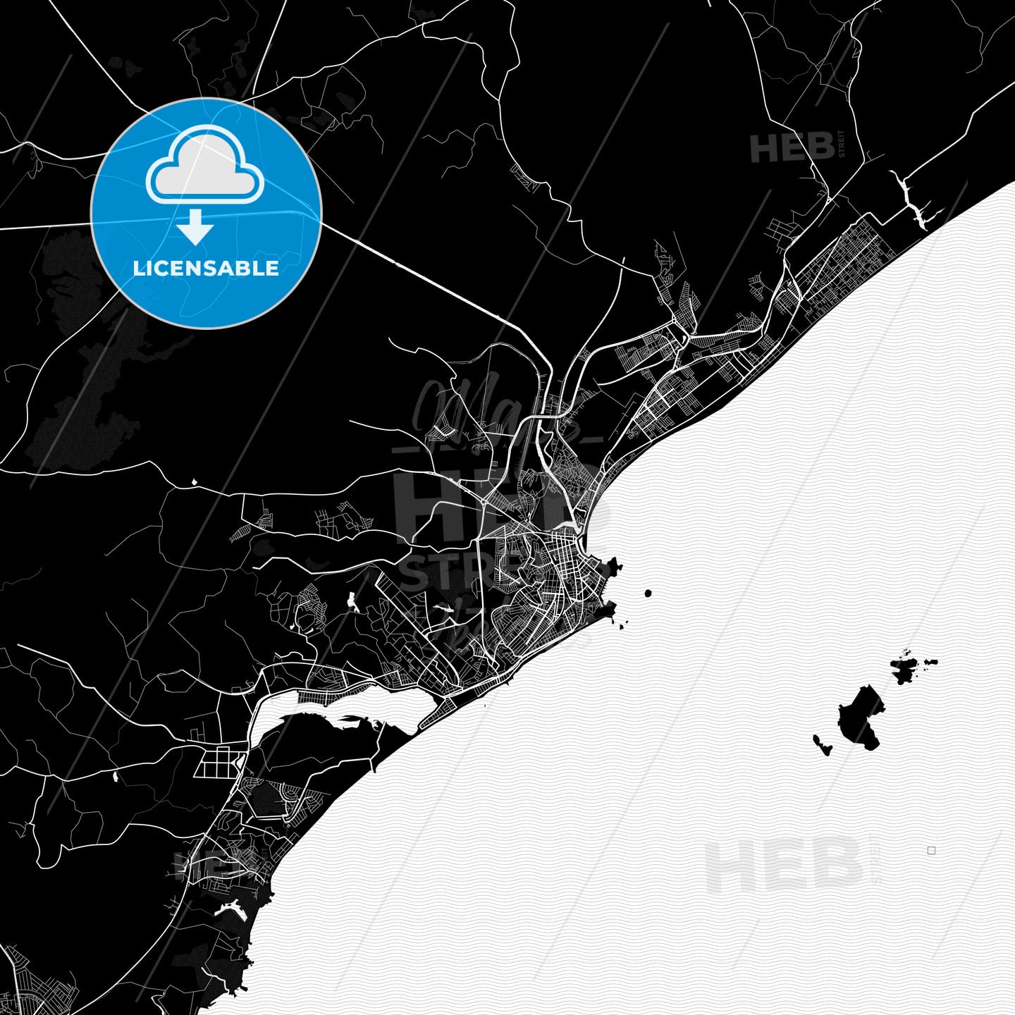 Macae, Brazil PDF map