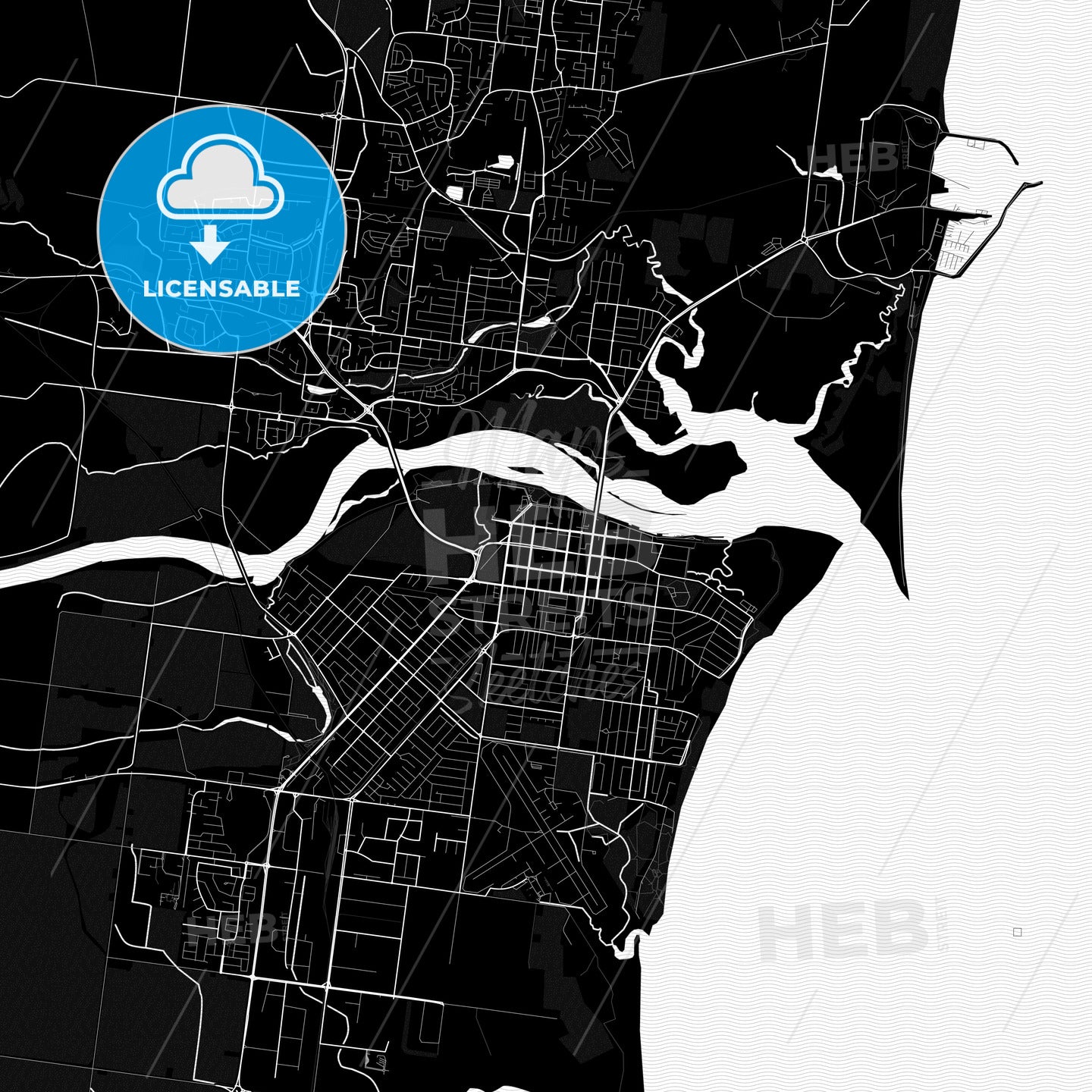 Mackay, Australia PDF map