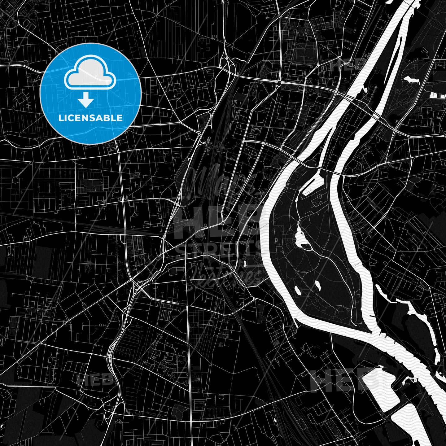 Magdeburg, Germany PDF map