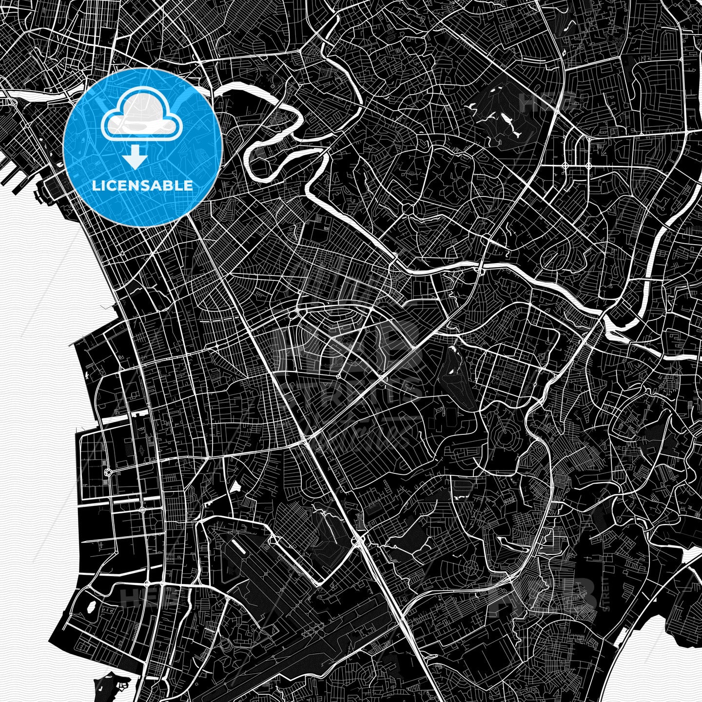 Makati, Philippines PDF map