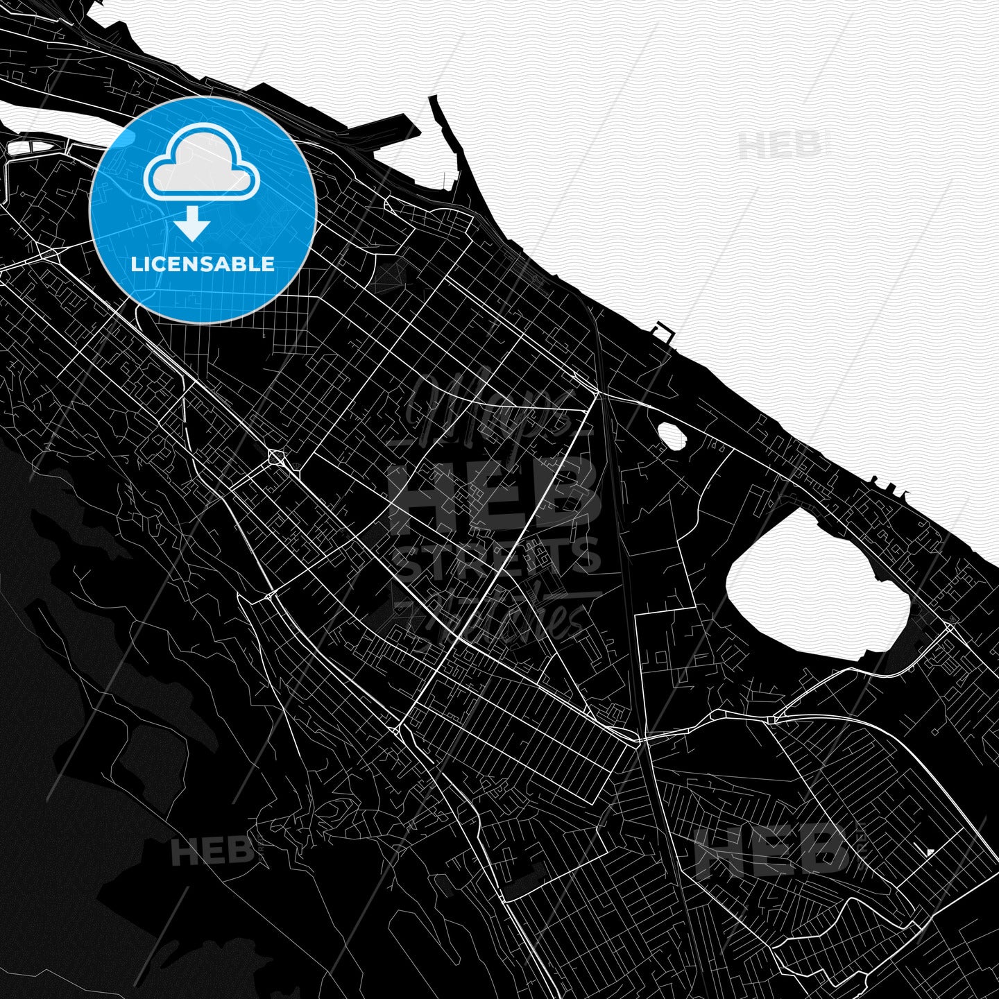 Makhachkala, Russia PDF map