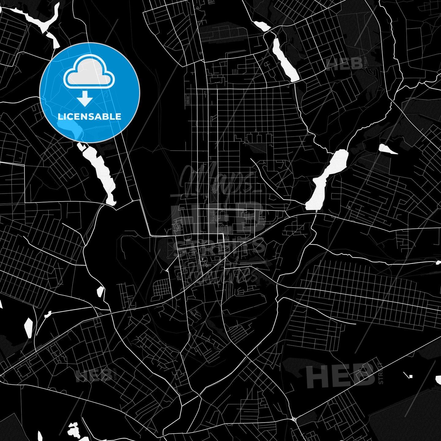 Makiivka, Ukraine PDF map