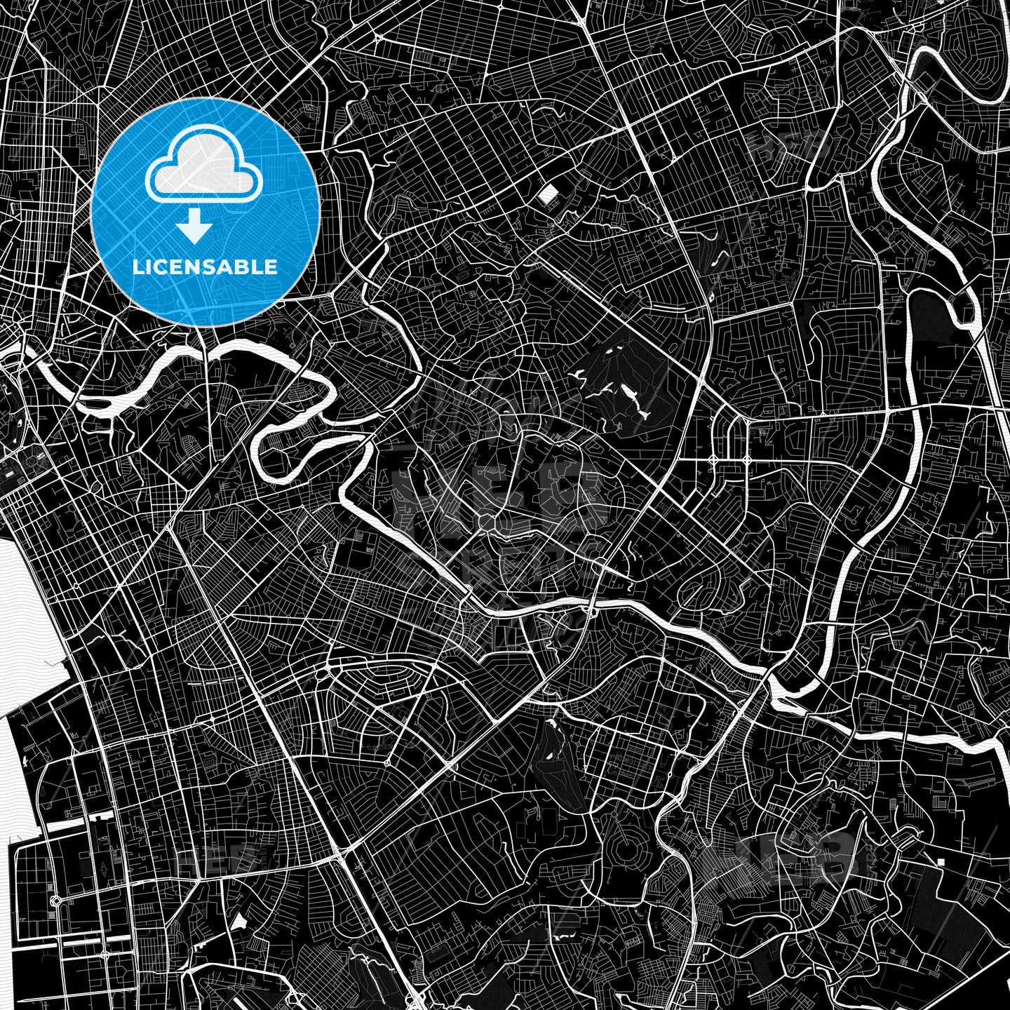 Mandaluyong, Philippines PDF map