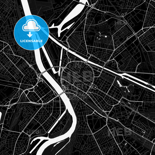Mannheim, Germany PDF map