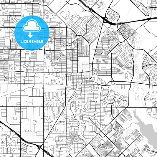 Map of Garland, Texas