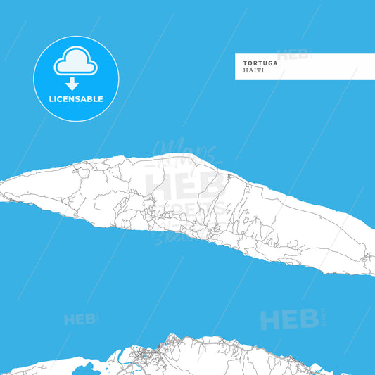 Map of Tortuga Island