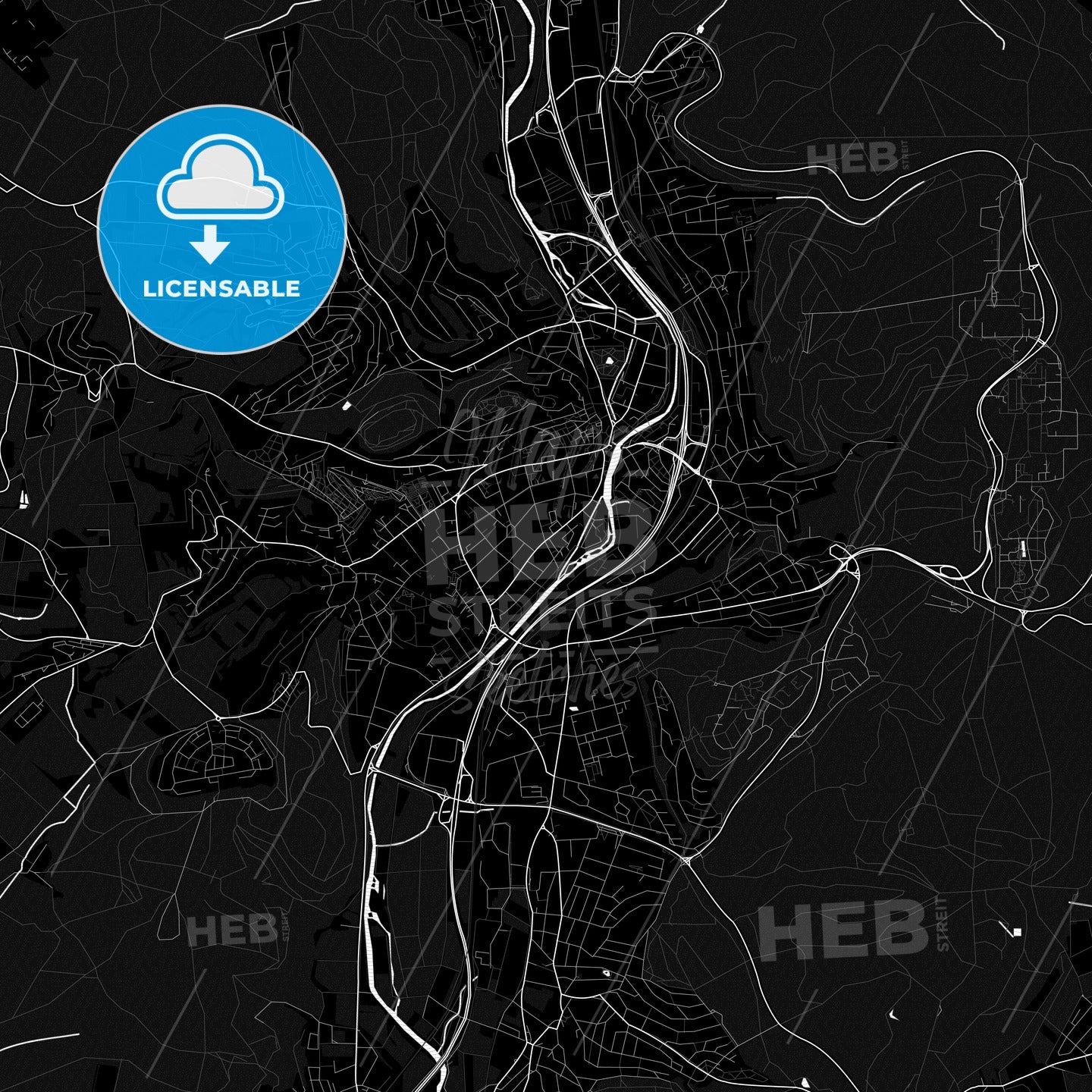 Marburg, Germany PDF map