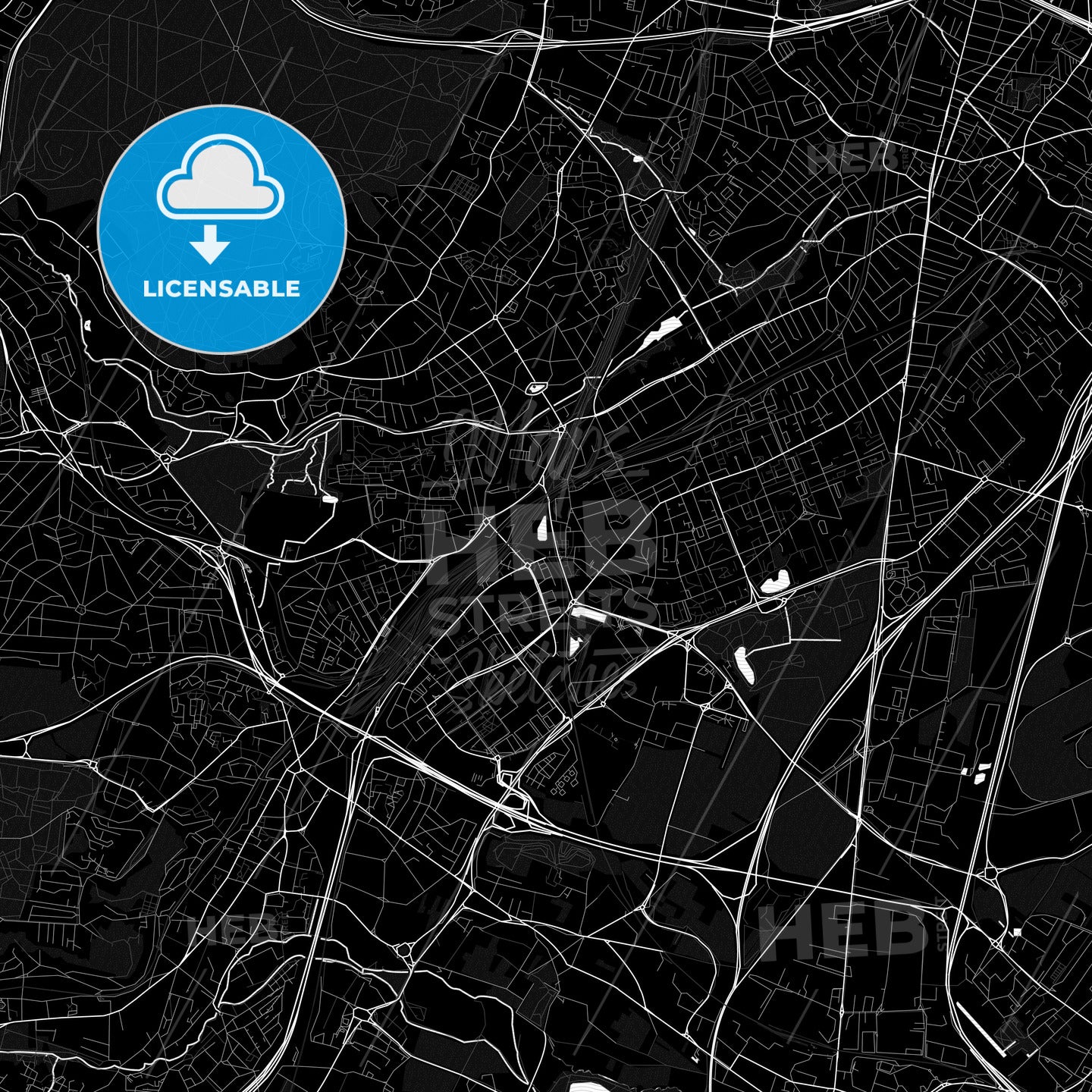 Massy, France PDF map