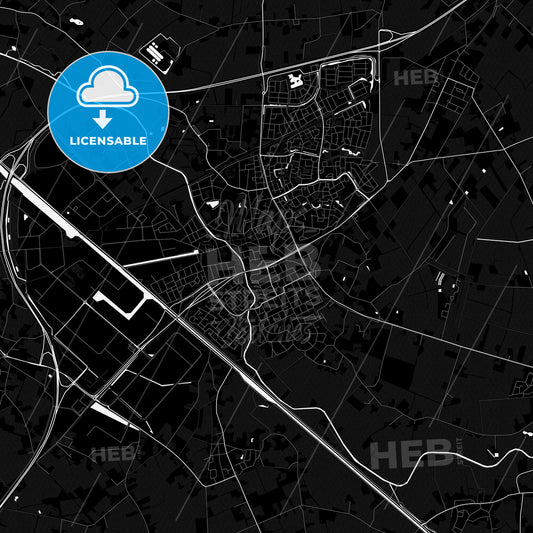 Meierijstad, Netherlands PDF map