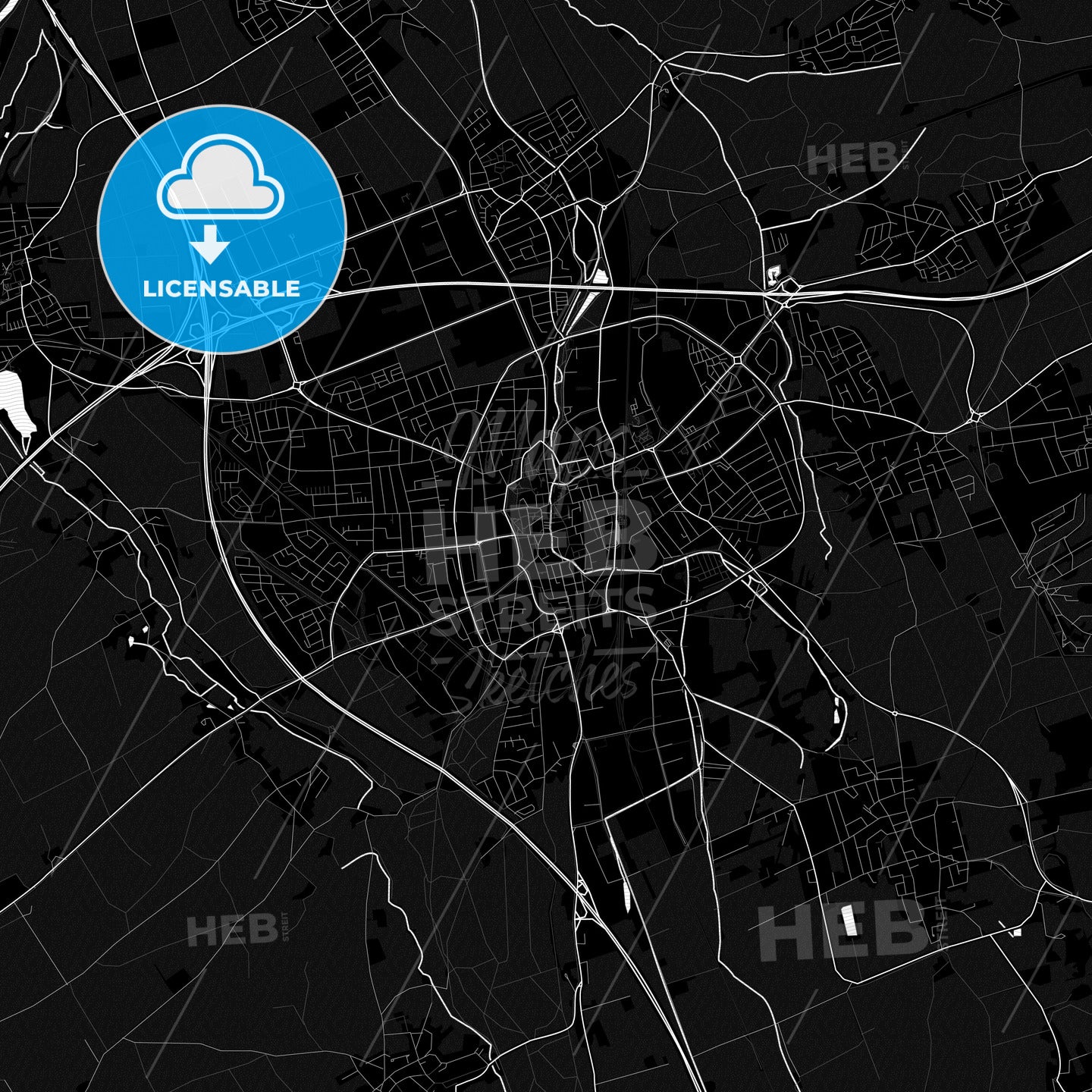 Memmingen, Germany PDF map