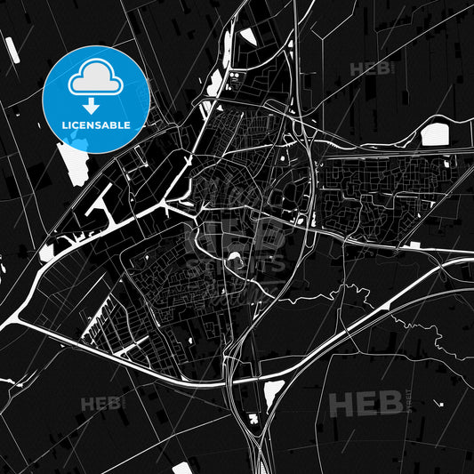 Meppel, Netherlands PDF map