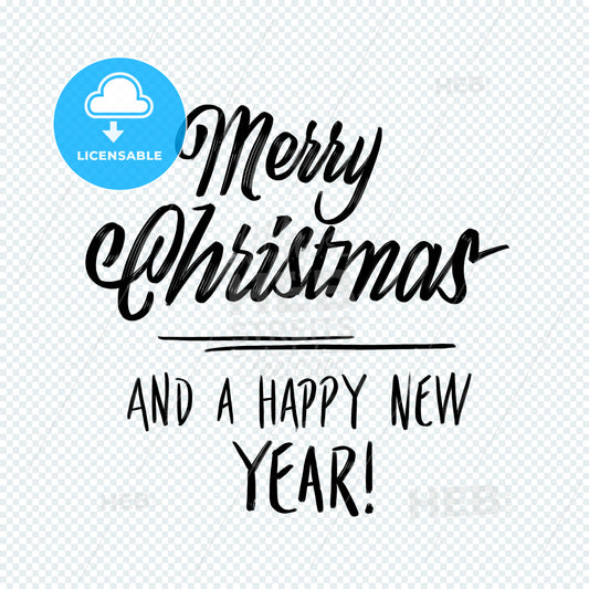 Merry Christmas and a happy new year! – instant download