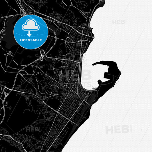Messina, Italy PDF map