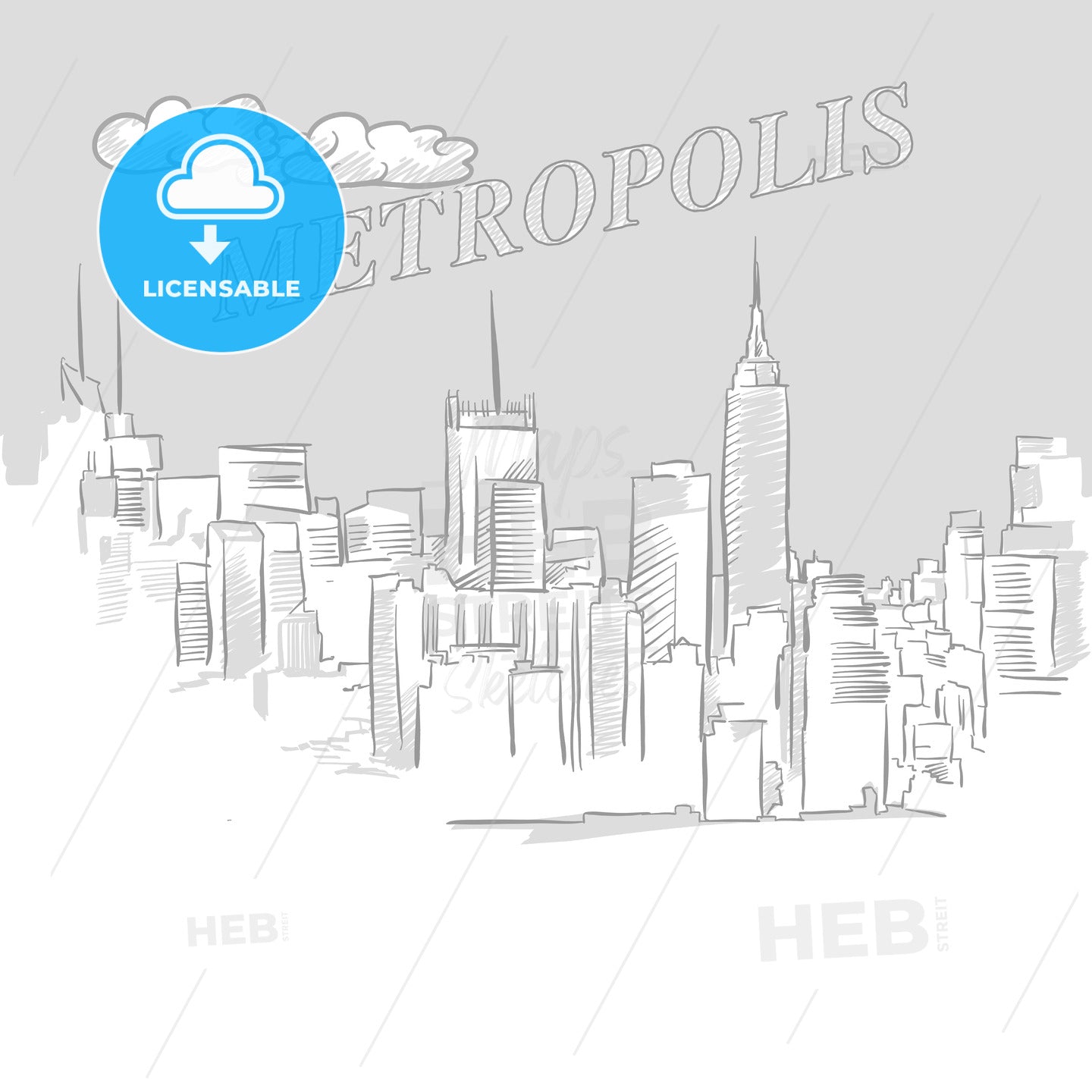 Metropolis travel marketing cover – instant download