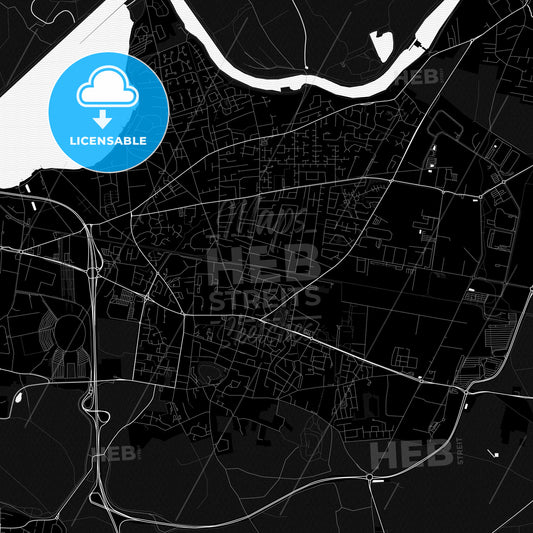 Meyzieu, France PDF map