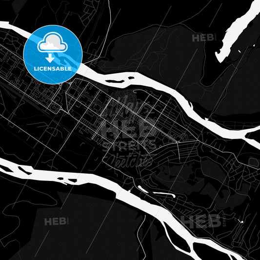 Mezhdurechensk, Russia PDF map