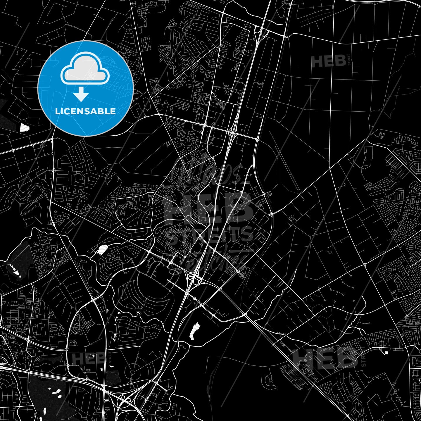 Midrand, South Africa PDF map