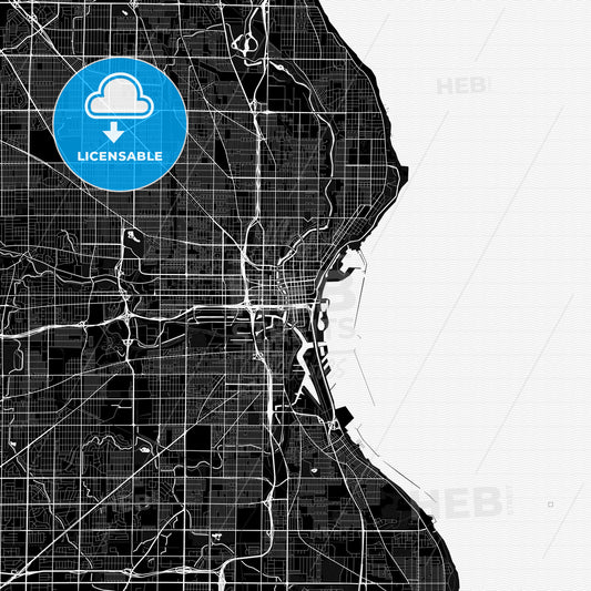 Milwaukee, Wisconsin, United States, PDF map