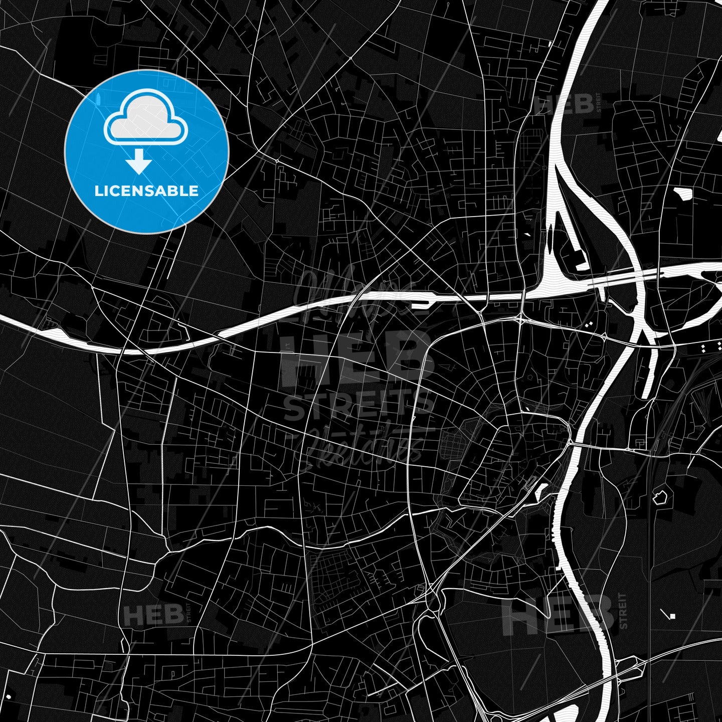 Minden, Germany PDF map