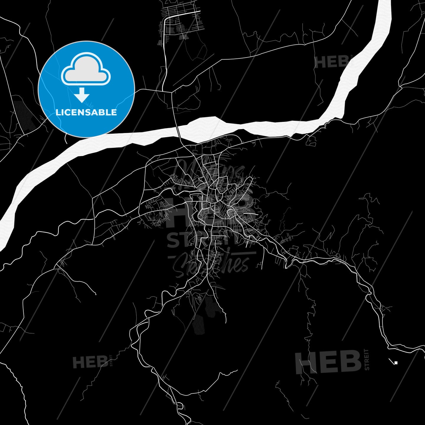 Mingora, Pakistan PDF map