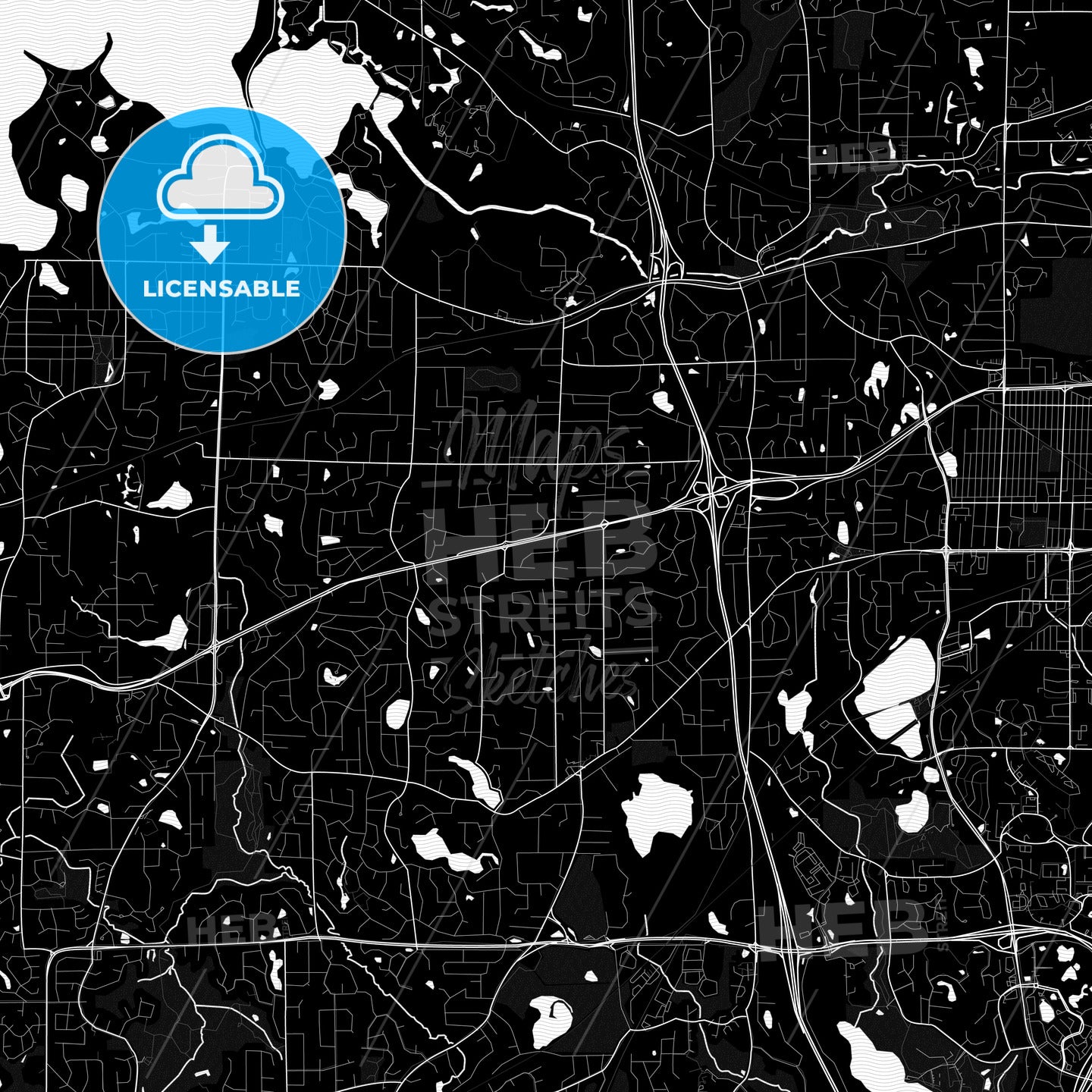 Minnetonka, Minnesota, United States, PDF map