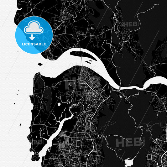 Mira-Bhayandar, India PDF map