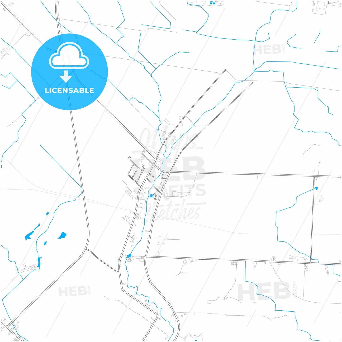 Mirabel, Quebec, Canada, city map with high quality roads.