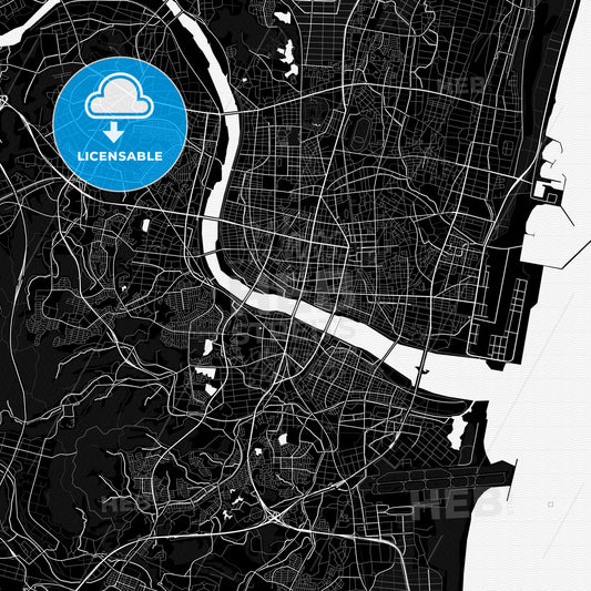 Miyazaki, Japan PDF map