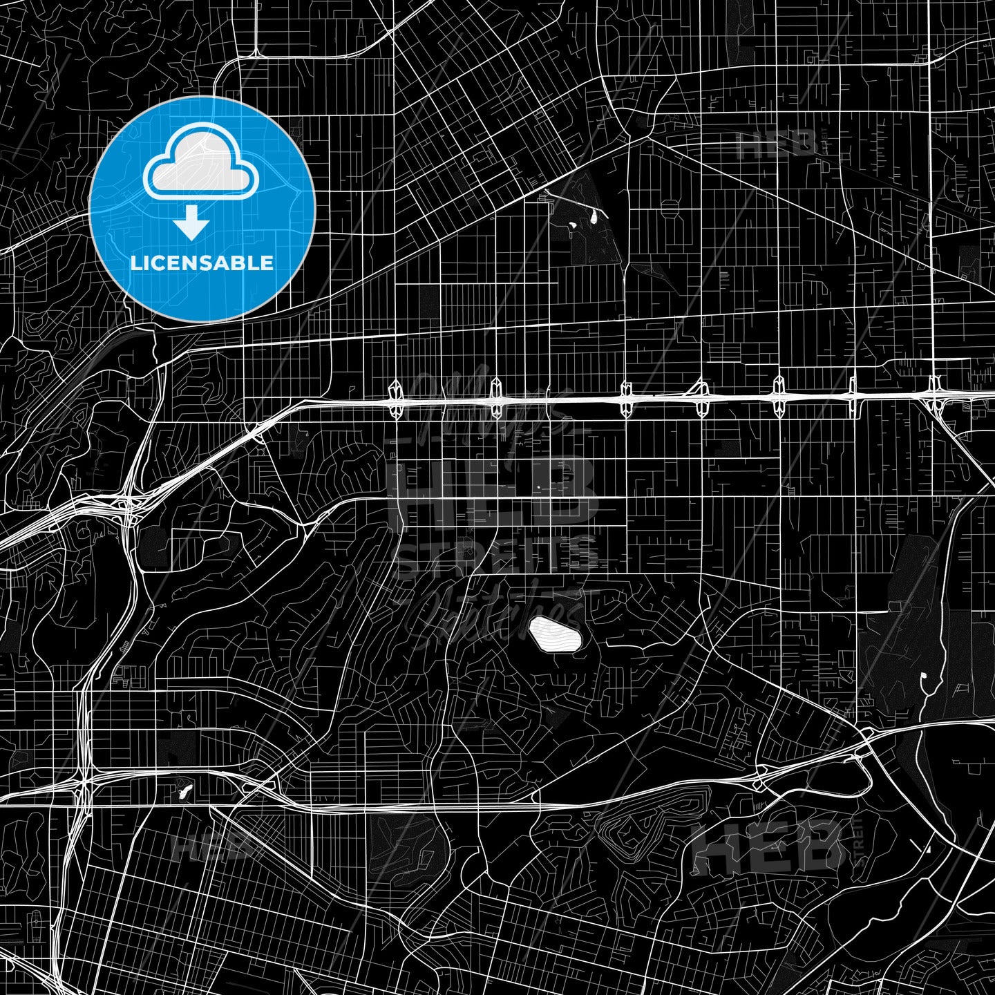 Monterey Park, California, United States, PDF map