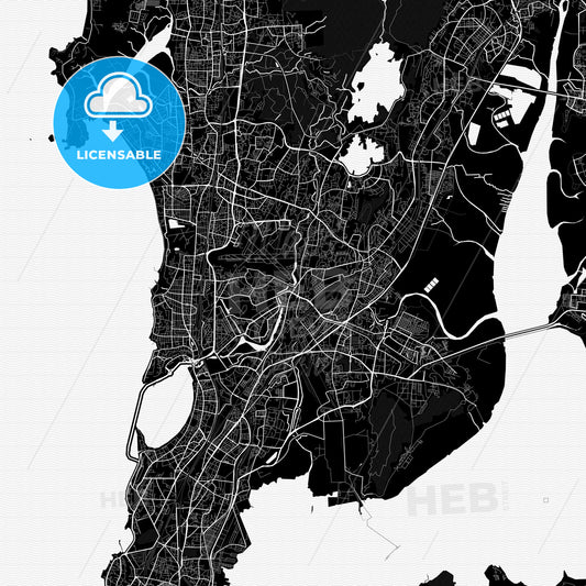 Mumbai, India PDF map