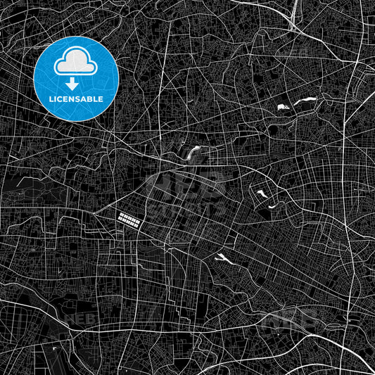 Musashino, Japan PDF map