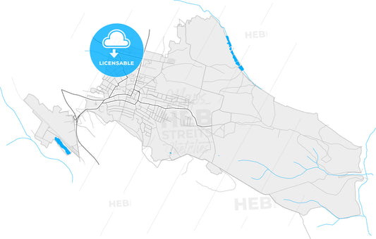 Mykolaiv, Mykolaiv Oblast, Ukraine, high quality vector map