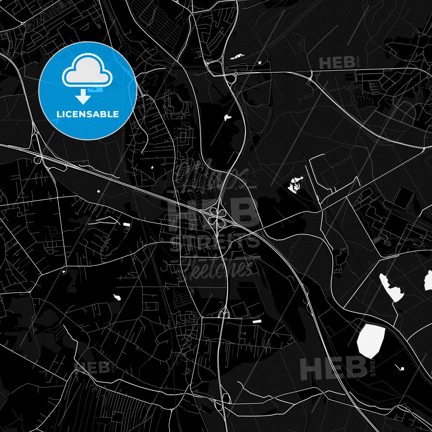 Mysłowice, Poland PDF map