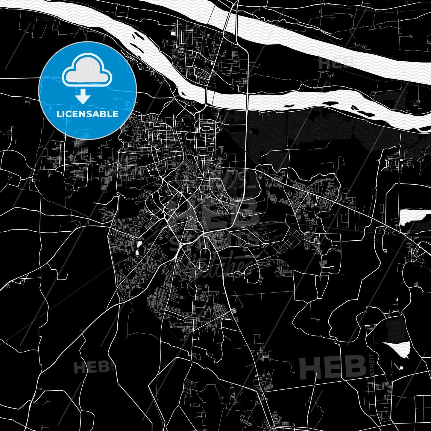 Mysore, India PDF map