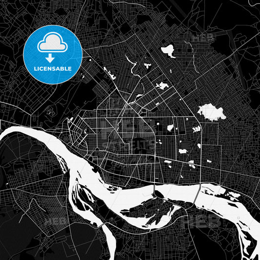 NDjamena, Chad PDF map
