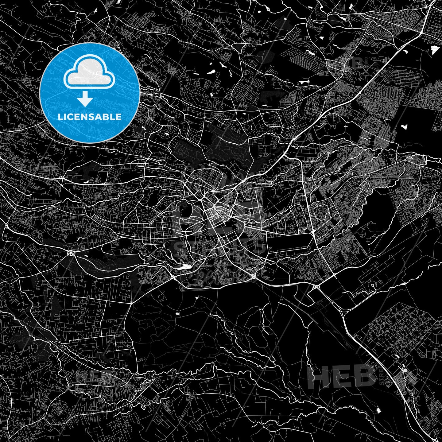 Nairobi, Kenya PDF map