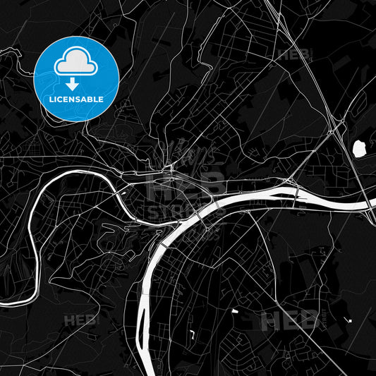 Namur, Belgium PDF map