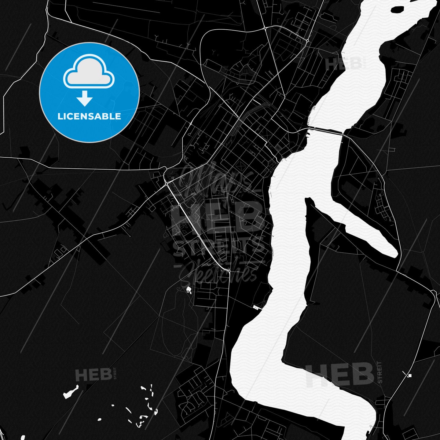 Neuruppin, Germany PDF map