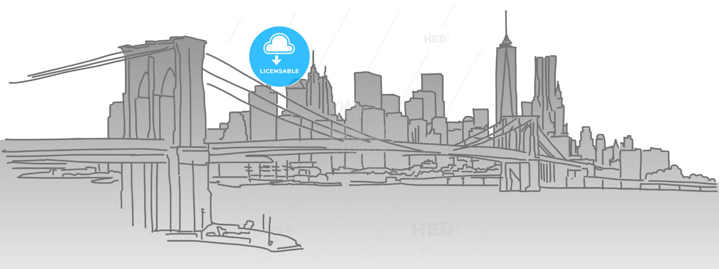 New York City Skyline – instant download