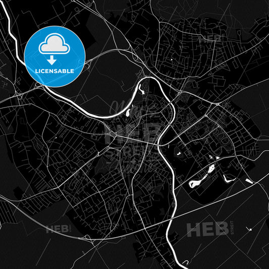 Nitra, Slovakia PDF map