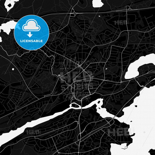 Nokia, Finland PDF map