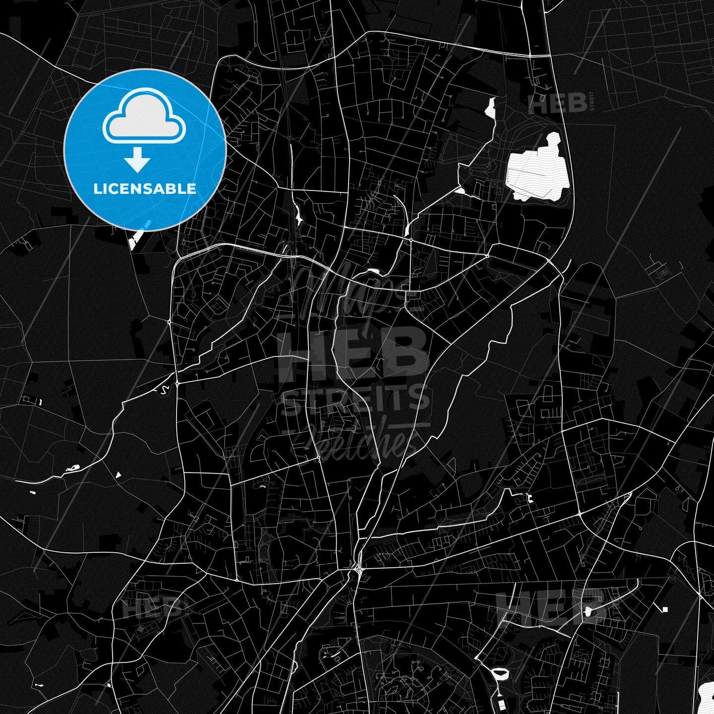 Norderstedt, Germany PDF map