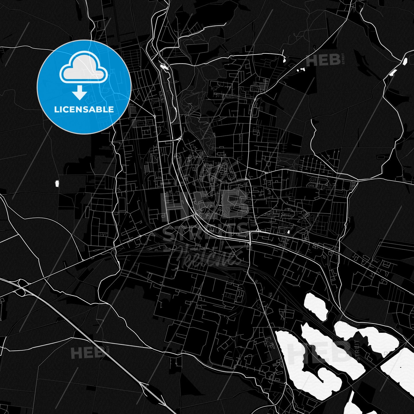 Nordhausen, Germany PDF map