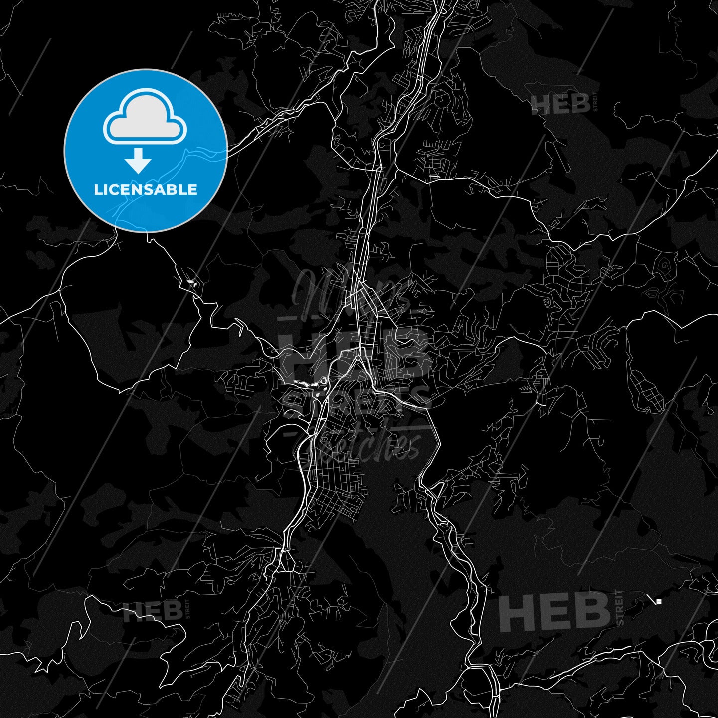 Nova Friburgo, Brazil PDF map
