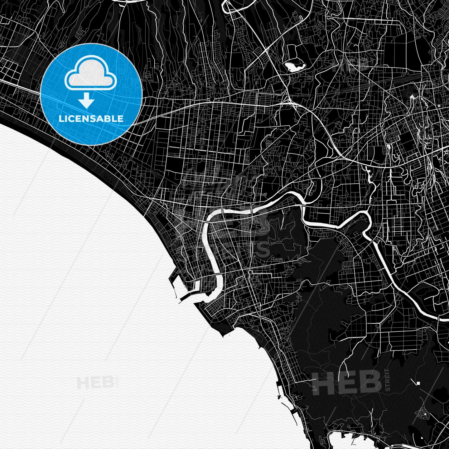 Numazu, Japan PDF map