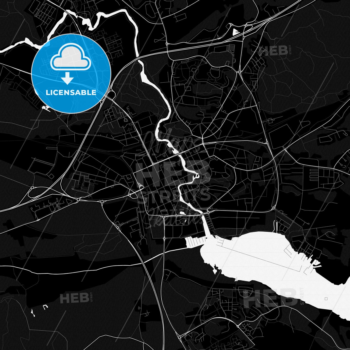 Nyköping, Sweden PDF map