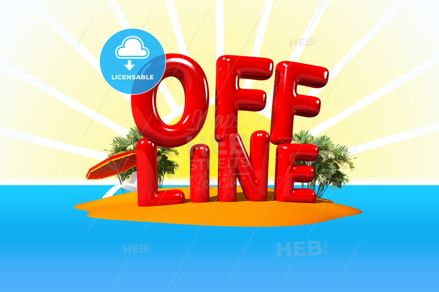 Offline on Island – instant download