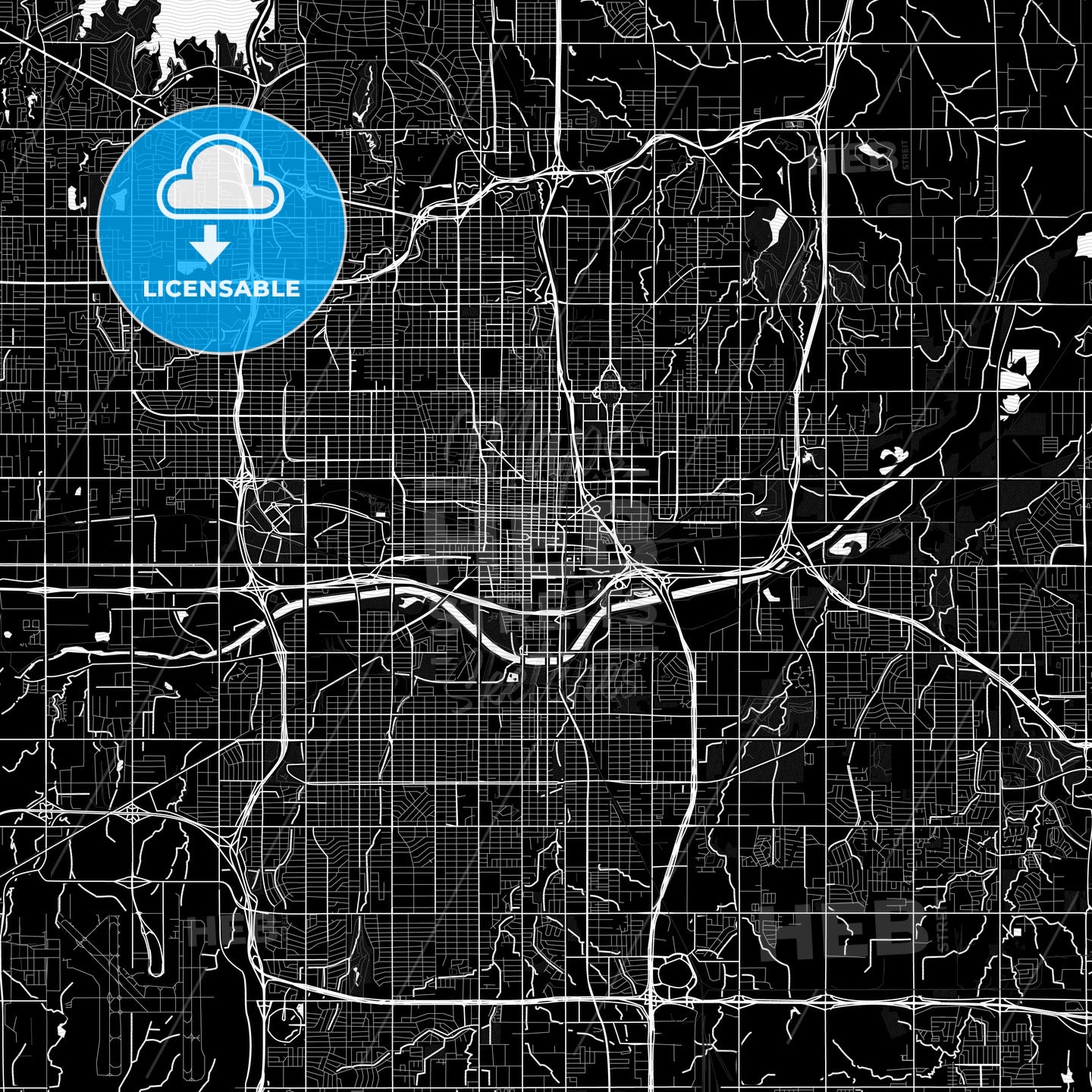 Oklahoma City, Oklahoma, United States, PDF map